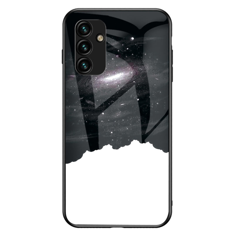 For Samsung Galaxy A34 5G Starry Sky Pattern Printing Phone Cover Tempered Glass Hard PC Soft TPU Shockproof Case For Samsung Galaxy A34 5G Starry Sky Pattern Printing Phone Cover Tempered Glass Hard PC Soft TPU Shockproof Case